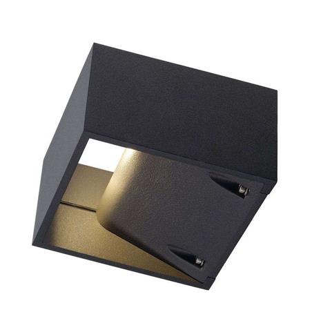 SLV - Logs Seinävalaisin Square LED IP44 Anthracite