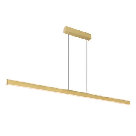 SLV One Linear -LED-riippuvalaisin 140cm, messinki