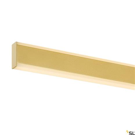 SLV One Linear -LED-riippuvalaisin 140cm, messinki