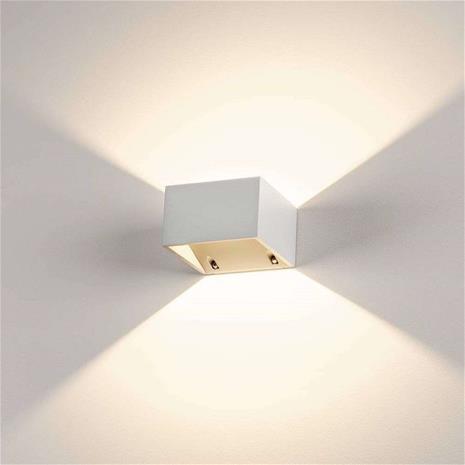 SLV - Logs Seinävalaisin Square LED IP44 White