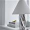 Bloomingville - Silva Table Lamp - Silver - Stoneware – kuva 3