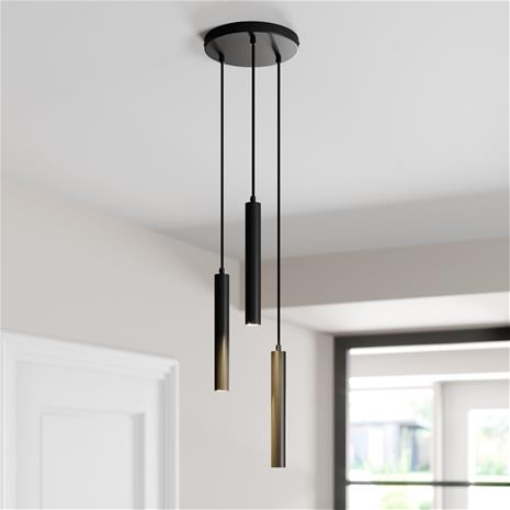 Arcchio Franka -LED-riippuvalo, 3-lamp., pyöreä – kuva 5/5