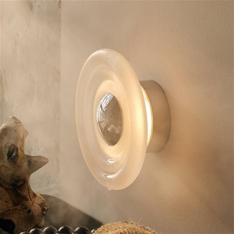 Tom Dixon Press Surface seinälamppu mini LED 21,5 cm Frosted