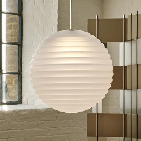 Tom Dixon Press Sphere -riippuvalaisin LED ä˜30 cm Huurrettu