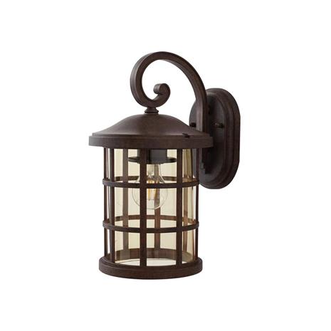 Lindby ulkoseinävalaisin Ankea, ruoste/amber, 37 cm, IP23, E27 – kuva 2/3
