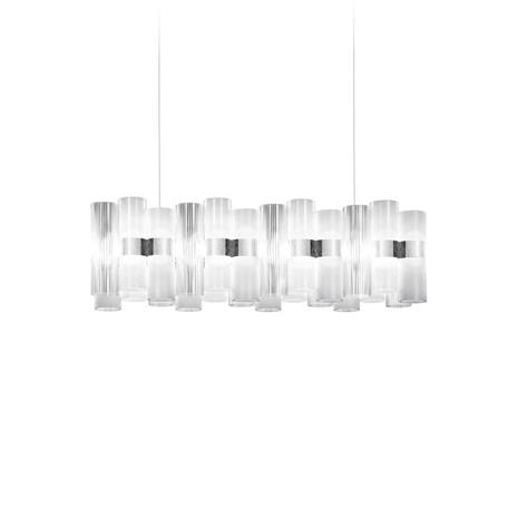 Slamp LED-ripustusvalaisin La Lollo, valkoinen, 100 cm
