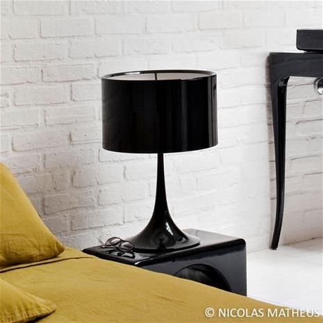 Flos - Spun Light Pöytävalaisin 1 Musta Flos – kuva 5/6