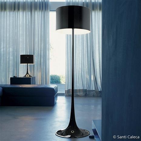 Flos - Spun Light Lattiavalaisin Musta Flos