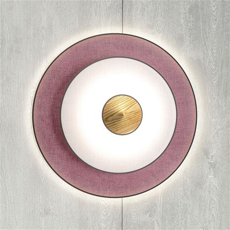 Forestier Cymbal S -LED-seinävalaisin puuteriroosa