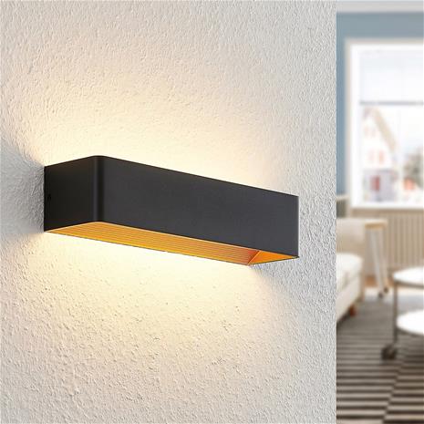 Arcchio Karam -LED-seinävalaisin, 36,5 cm, musta – kuva 4/4