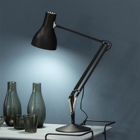 Anglepoise Type 75 -pöytävalaisin, sametti musta – kuva 6/6