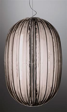 Foscarini - Plass Medium Riippuvalaisin Harmaa 3,2m