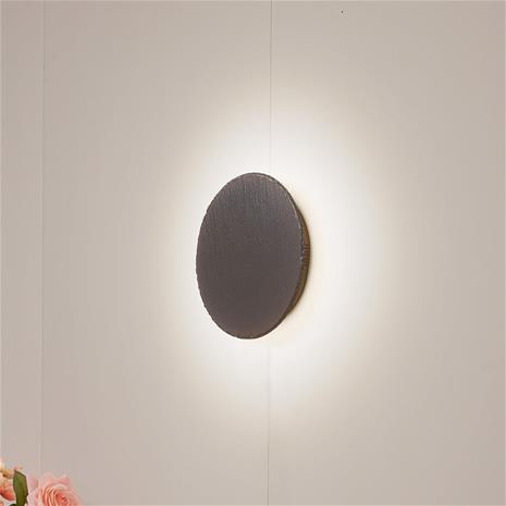 Lindby Peetu -LED-seinävalaisin, pyöreä