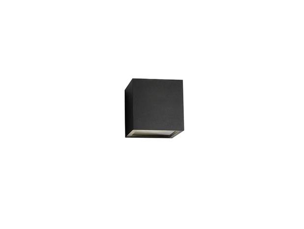 Light-Point Cube Up/Down -seinävalaisin Black