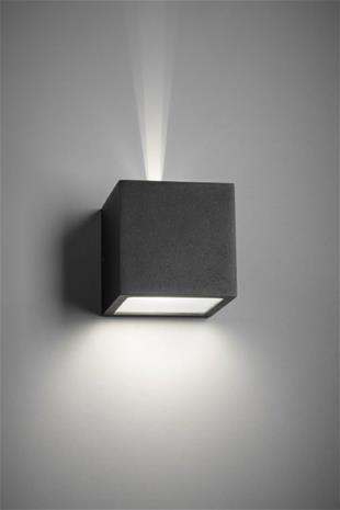 Light-Point Cube Up/Down -seinävalaisin Black