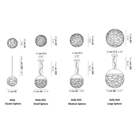 Lodes - Kelly Small Sphere Riippuvalaisin Pronssi