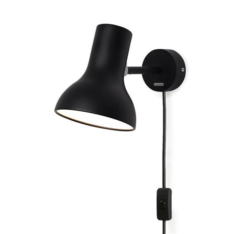 Anglepoise Type 75 Mini -seinälamppu, musta