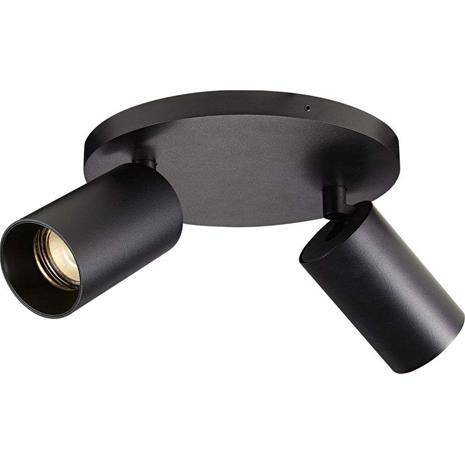 Antidark - SpotOn Circle2 Katto/Seinävalaisin Black Antidark