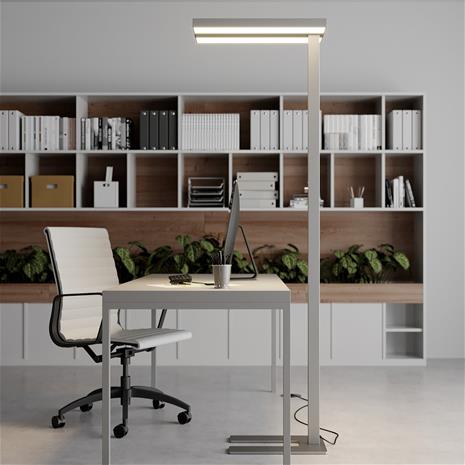 Logan Basic-LED-lattiavalo 4000K, himmennys, hopea
