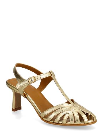 ANGULUS Sandals - Block Heels - Brown - 42