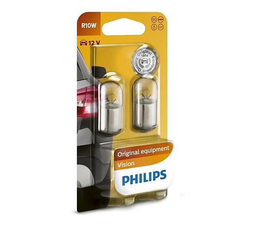 PHILIPS R10W 12V 10W polttimopari