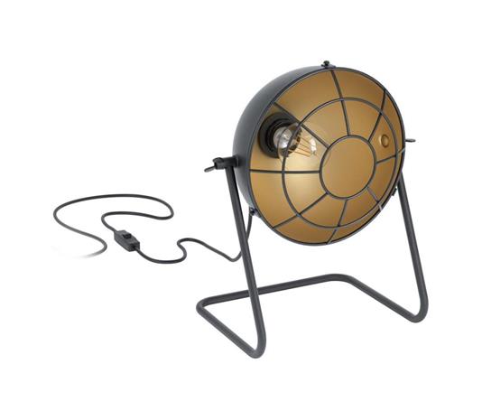 EGLO TREBURLEY TABLE BLACK/GOLD