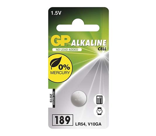 GP Batteries – LR54 Alkaline Coin, 1 Pack (B) (102004)