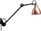 DCW - 222 Seinävalaisin Musta/Kupari Lampe Gras – kuva 3
