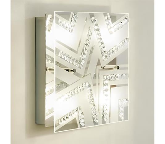 EGLO VERDESCA PLAFOND SATIN/CLAD/CRYSTAL