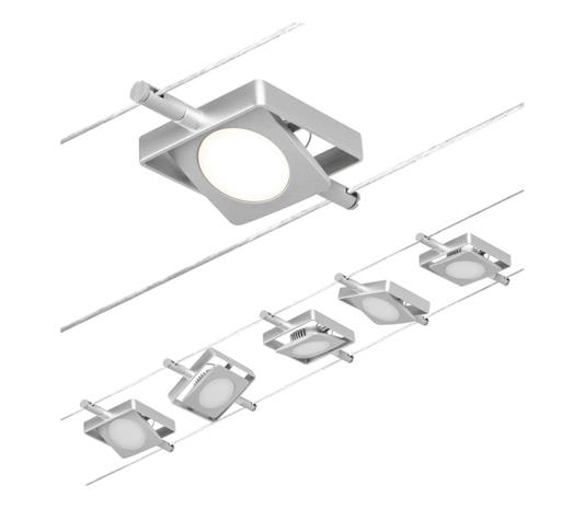 Paulmann Wire MacLED-LED-vaijerijärjestelmä, kromi