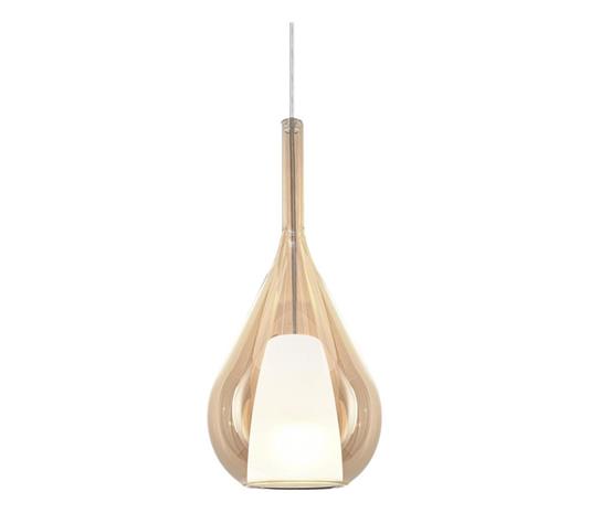 Ideal Lux riippuvalo Kalique 3, keltainen, Ø 18 cm