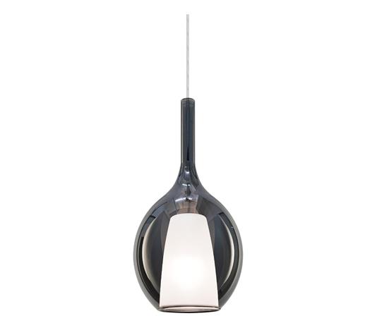 Ideal Lux riippuvalo Kalique 2, savuharmaa, Ø 18 cm