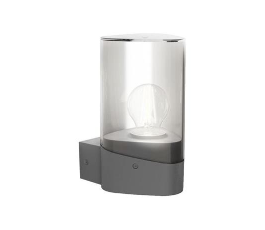 Philips Nayl -ulkoseinävalaisin, antrasiitti, metalli, IP44, E27
