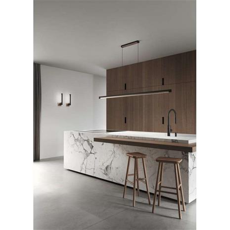 Light-Point - Inlay W2 Linear Seinävalaisin Matt Black/Silver Gold