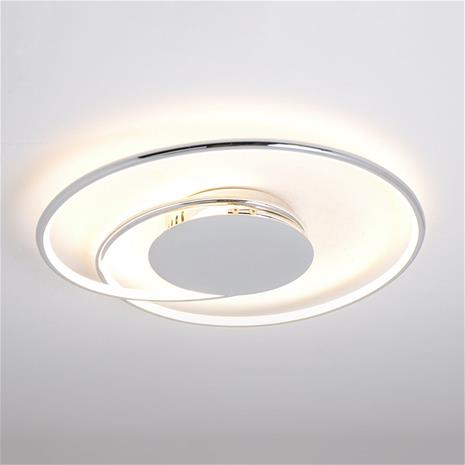 Lindby Joline -LED-kattovalaisin, kromi, 46 cm