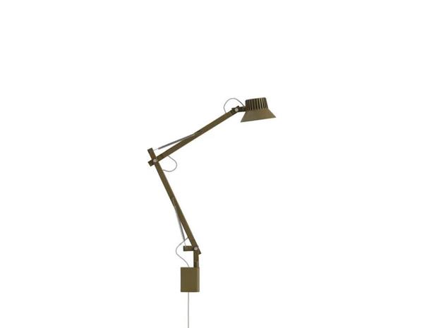 Muuto - Dedicate Seinävalaisin S2 Brown Green Muuto