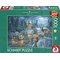 Schmidt Santas Silent Night 1000p palapeli – kuva 1