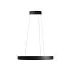 Gloria LED-riippuvalaisin, Ø 60 cm, metalli, musta ANTIDARK - Ruokailutila - Design - Pyöreä