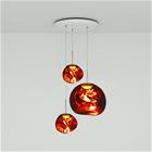 Melt Trio Round riippuvalo 81 cm 3-lamppuinen kupari Tom Dixon - Olohuone - Design - Muovi - Monilamppuinen