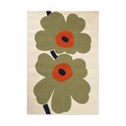 Marimekko Unikko anniversary matto ulkokäyttöön Dusty green, 140ä—200 cm