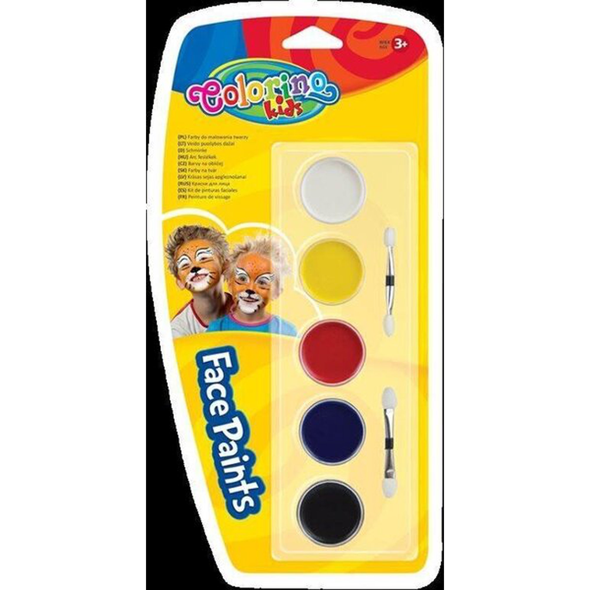 Colorino Creative kasvomaalit, 5 kpl