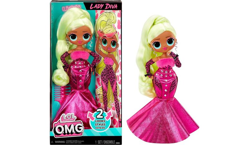 Nukke LOL Yllätys! OMG Lady Diva