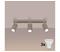 Brilagi - LED-kohdevalaisin CRESTO 3xGU10/10W/230V ruskeanharmaa – kuva 1
