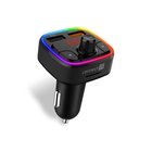 CONNECT IT CCC-9090-BK - LED RGB FM autolähetin handsfree-toiminnolla musta