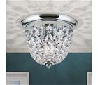 Orion DLU 1840/26-Kristallikattovalaisin PLAFOND 1xE27/40W/230V halkaisija 26 cm kromi