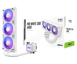 ASRock Pro White 360 ARGB - processor liquid cooling system - CPU Vesijäähdytys