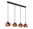 Globo 15548-4HG - Kattokruunu johdossa MAXY 4xE27/40W/230V kupari