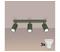 Brilagi - LED-kohdevalaisin CRESTO 3xGU10/10W/230V vihreä – kuva 2