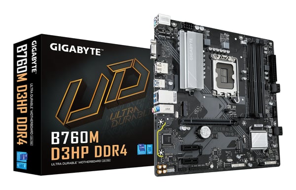 GIGABYTE B760M D3Hp DDR4 Emolevy - Intel B760 Express - Intel LGA1700 socket - DDR4 RAM - Micro-ATX