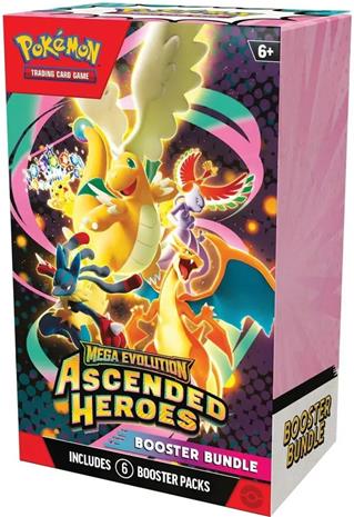 Pokemon TCG: ME02.5 Ascended Heroes Booster Bundle (6) KORTTI